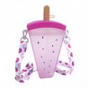 Kitchen Goodies Cute Popsicle Water Cup Fruit Water Cup Portable Plastic Water Cup With Lanyard