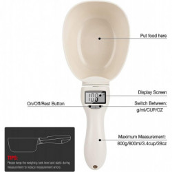 Dog Measuring Spoon, Dog Measuring Spoons With LCD Display For Measuring Pet Food Spoon Scale Dog Measuring Spoon, Dog Measuring Spoons With LCD Display For Measuring Pet Food Spoon Scale