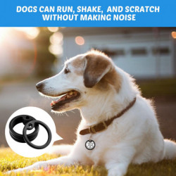 4 Pcs Chain Collier Dog Tag Cover Dog Supplies Pet Accessories Pet Tag Silencer 4 Pcs Chain Collier Dog Tag Cover Dog Supplies Pet Accessories Pet Tag Silencer