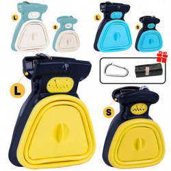 Dog Pet Travel Foldable Pooper Scooper With 1 Roll Decomposable Bags Poop Scoop Clean Pick Up Outdoor Excreta Cleaner