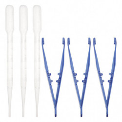 6pcs Reptiles Feeding Tweezer Plastic Clip Spider Lizard Food Feeding Clips 6pcs Reptiles Feeding Tweezer Plastic Clip Spider Lizard Food Feeding Clips