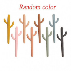 Cartoon Cactus Silicone Straw Striped Shape Baby Drinking Water Assist Reusable Food Grade Silicone Cartoon Cactus Silicone Straw Striped Shape Baby Drinking Water Assist Reusable Food Grade Silicone