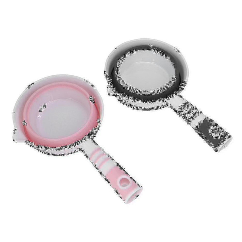 2 Pack Louche d’eau pliable, Pelle à eau pliable, Cuillère de bain pliante, Économie d’espace