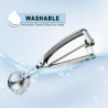 Ice Cream Scoops with Easy Trigger - Large Sized (6.3cm) 304 Stainless Steel Cookie Scoop
