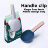 5Pcs Pet Food Scoop & Clip, Cat Food Scoop Measuring Scoop Plastic Scoop, Dog Food Scoop