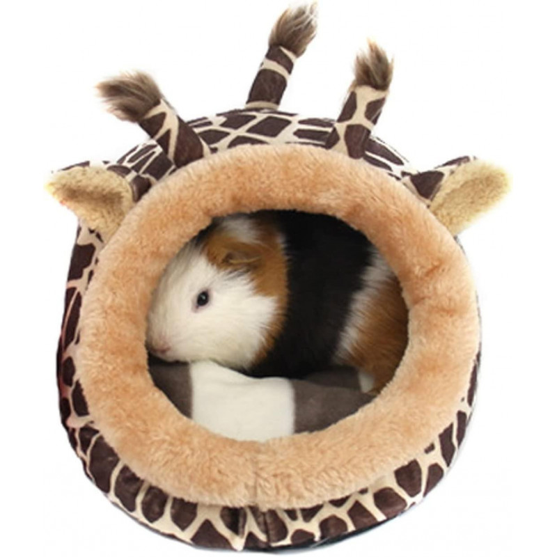 Chenil en peluche pour animaux de compagnie, hamsters, hérissons, cochons d’Inde, chatons, doux, avec rembourrage [...]