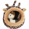 Chenil en peluche pour animaux de compagnie, hamsters, hérissons, cochons d’Inde, chatons, doux, avec rembourrage [...]