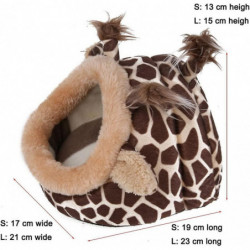 Chenil en peluche pour animaux de compagnie, hamsters, hérissons, cochons d’Inde, chatons, doux, avec rembourrage [...]