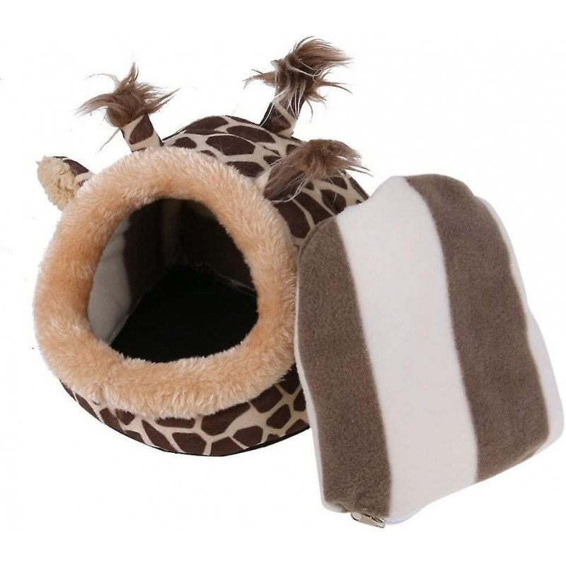 Chenil en peluche pour animaux de compagnie, hamsters, hérissons, cochons d’Inde, chatons, doux, avec rembourrage [...]