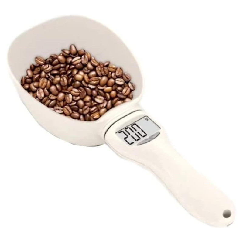 Pet Food Scoop Electronic Pet Food Measuring Spoons, for Dogs and Cats LCD Display for Measuring Pet