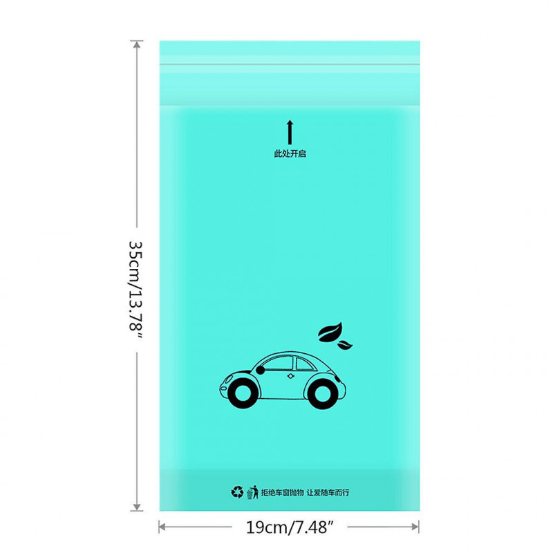 A Set Car Trash Bags Easy Stick-on Disposable Garbage Rubbish Cleaning Bags