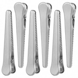 6pcs Stainless Steel Food Storage Bag Sealer Sealing Clip Kitchen Home Clamp Tools 6pcs Stainless Steel Food Storage Bag Sealer Sealing Clip Kitchen Home Clamp Tools