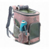 Sac à dos portable pour animaux de compagnie + tasse d’eau, avec maille anti-virus pliable, Rabb