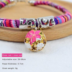 Animal de compagnie Ethnique Style Collier Chats et Chiens Universal Bell Collar Boho Style Cat Supplies Cat [...]
