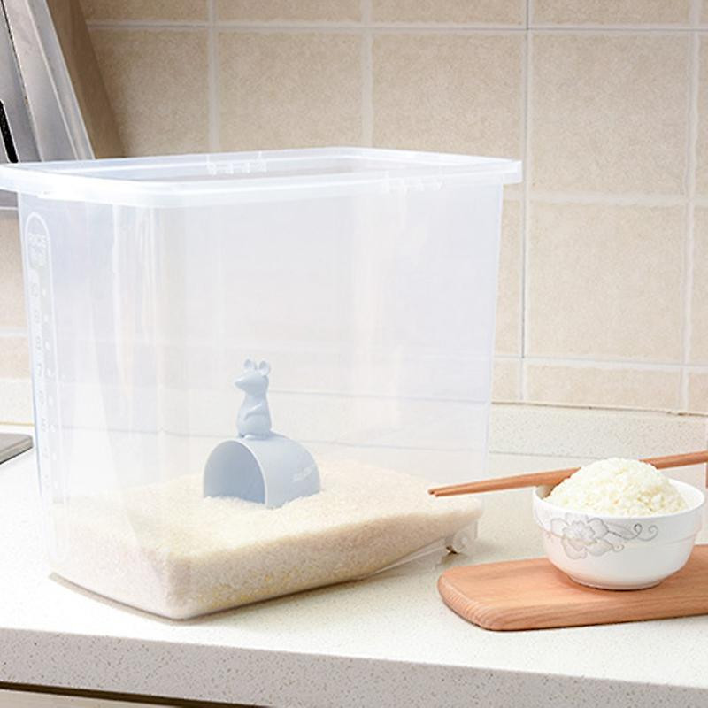 1pcs Plastic Mouse Shape Rice Measuring Cup Water Spoon Rice Shovel Scoop Home Kitchen Gadgets &