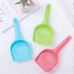 Small Plastic Litter Scoop for Cats, Durable Deep Scoop and Long Handle (6-Pack Random Colors) Small Plastic Litter Scoop for Cats, Durable Deep Scoop and Long Handle (6-Pack Random Colors)