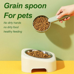 Pet Food Scoop, Cat Food Measuring Cups, Long Handle Scoop for Dog, Cat and Rabbit Food Pet Food Scoop, Cat Food Measuring Cups, Long Handle Scoop for Dog, Cat and Rabbit Food