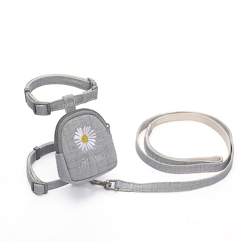 Pet Cat Supplies-petits Chats Et Chiens Traction Corde Poitrine Strap Pet Bac
