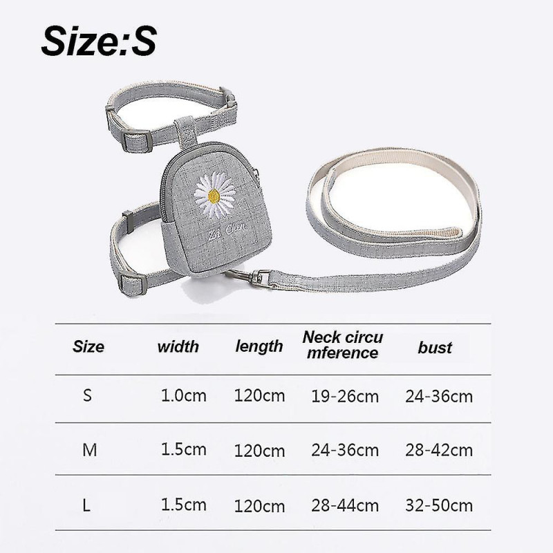 Pet Cat Supplies-petits Chats Et Chiens Traction Corde Poitrine Strap Pet Bac