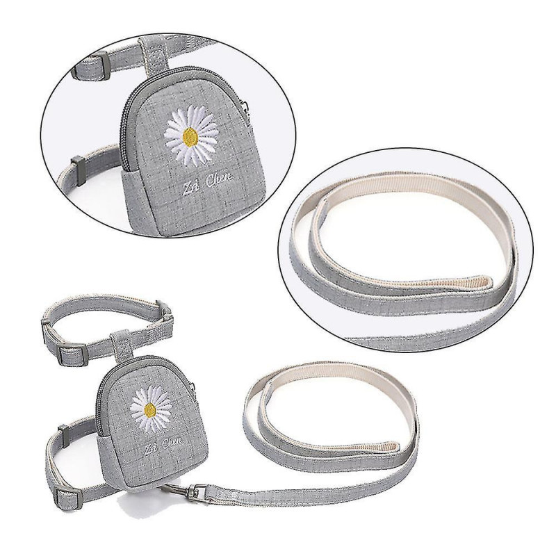 Pet Cat Supplies-petits Chats Et Chiens Traction Corde Poitrine Strap Pet Bac