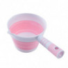 Folding Water Scoop Hanging Hole Foldable Fetch Water No Deformation Fruit Vegetable Washing Scoop