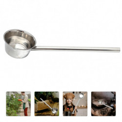 Long Handle Water Spoon Multipurpose Water Scoop Stainless Steel Ladle Kitchen Water Scoop Long Handle Water Spoon Multipurpose Water Scoop Stainless Steel Ladle Kitchen Water Scoop