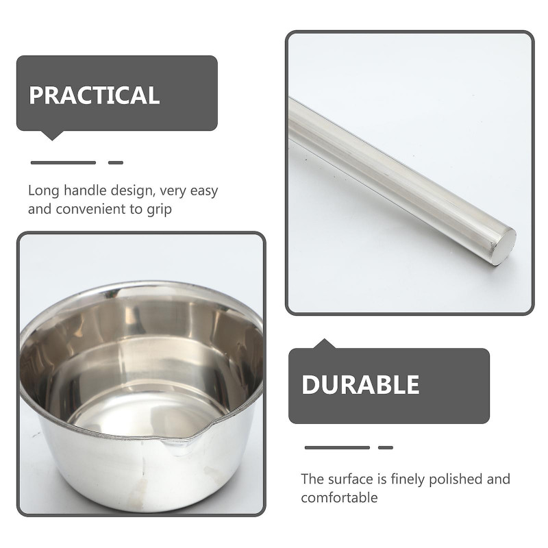 Long Handle Water Spoon Multipurpose Water Scoop Stainless Steel Ladle Kitchen Water Scoop