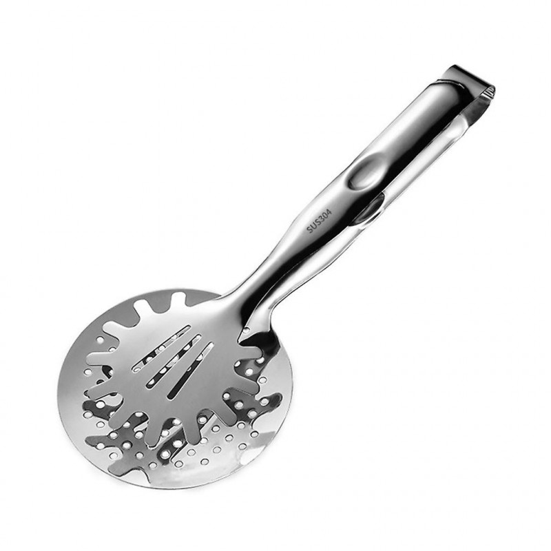 Multi-functional Filter Spoon With Clip Food Kitchen Oil-frying Bbq Filter