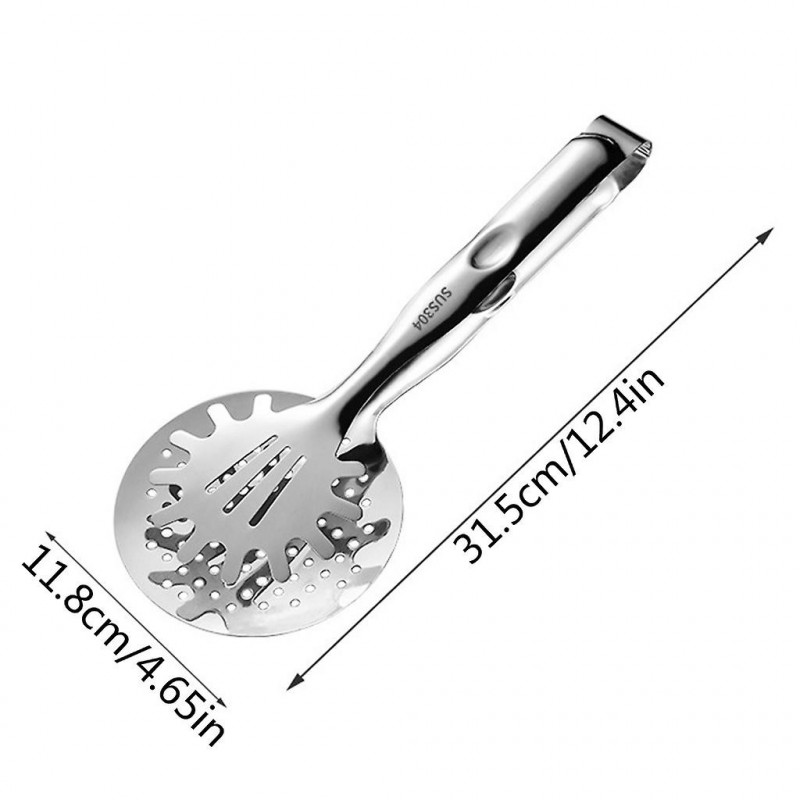 Multi-functional Filter Spoon With Clip Food Kitchen Oil-frying Bbq Filter