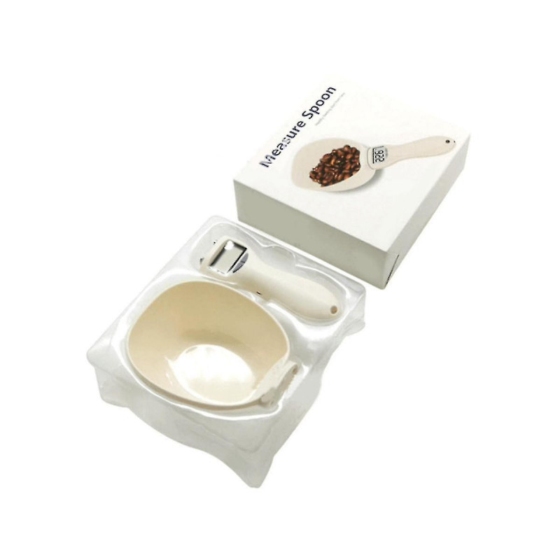 Pet Food Scale Electronic Measuring Tool Dog Feeding Bowl Measuring Spoon Kitchen Scale Digital Dis