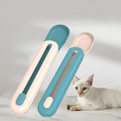Pet Food Spoon Strip Squeeze Comfortable Grip Compact Pet Cat Liquid Snack Feeding Spoon Cat Supplies-mxbc Pet Food Spoon Strip Squeeze Comfortable Grip Compact Pet Cat Liquid Snack Feeding Spoon Cat Supplies-mxbc