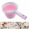 1pc Home Kitchen Foldable Water Ladle Simple Hanging Plastic Water Scoop