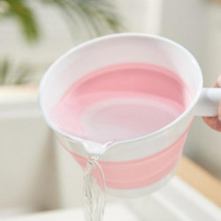 1pc Home Kitchen Foldable Water Ladle Simple Hanging Plastic Water Scoop 1pc Home Kitchen Foldable Water Ladle Simple Hanging Plastic Water Scoop