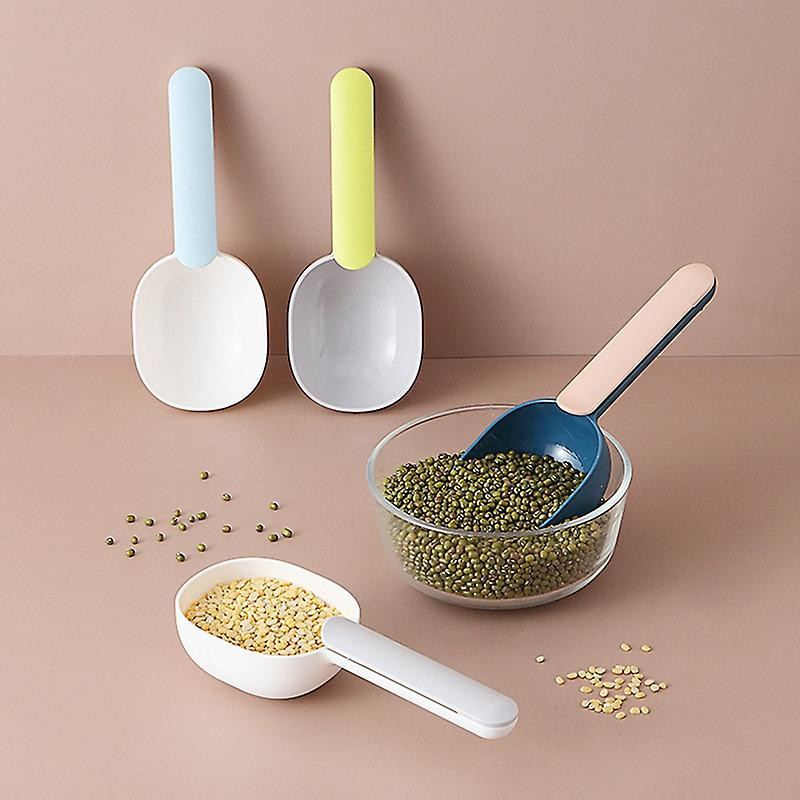 Multifunction Rice Spoon Household Kitchen Scoop Tableware with Sealing Clip