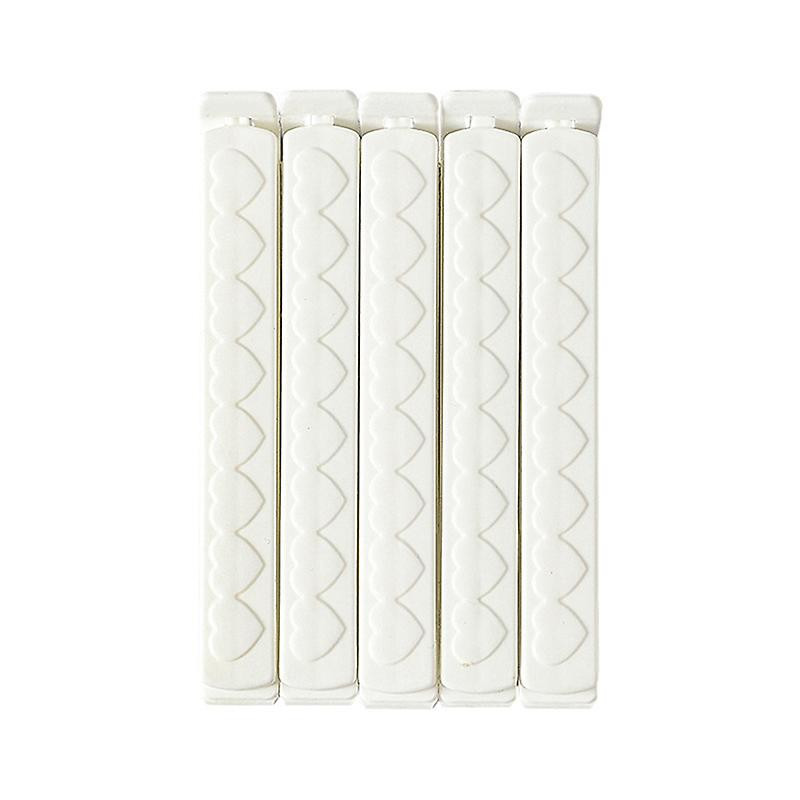 5pcs Practical Food Sealed Clips Sealing Pp Dust-proof Sealing Bag Clips Kitchen Tool