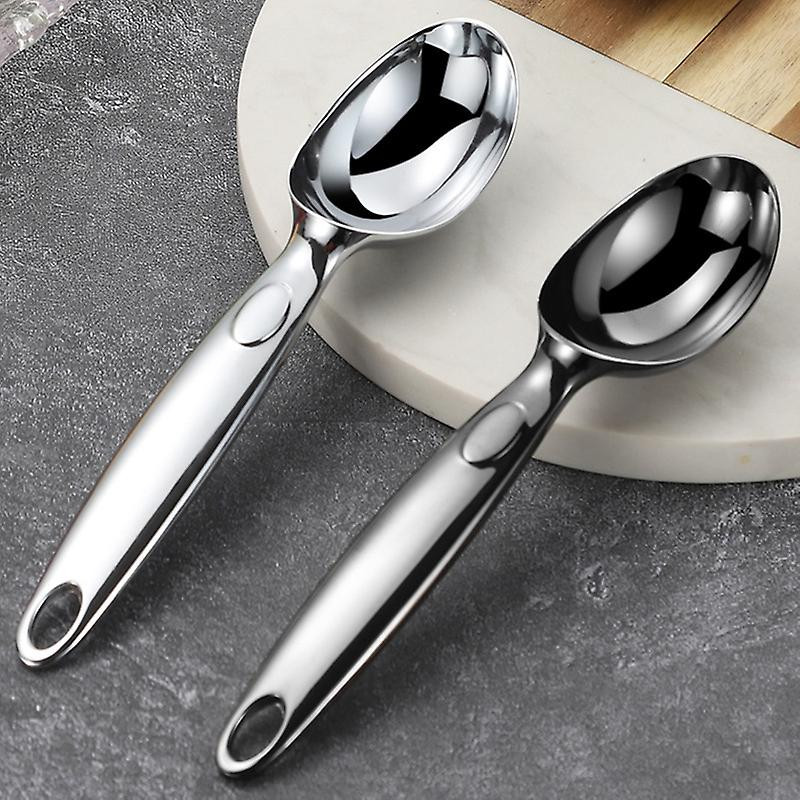 Dessert Scoop Eco-friendly Corrosion Resistant Stainless Steel Yogurt Jelly Cake Dessert Scoop For Kitchen
