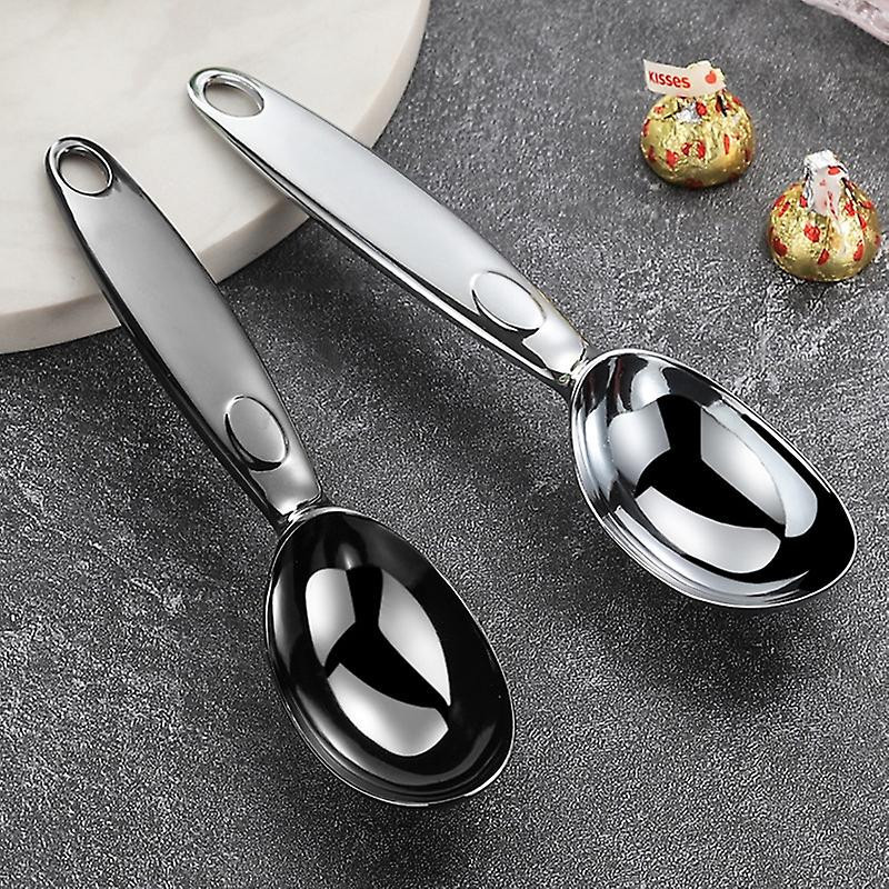 Dessert Scoop Eco-friendly Corrosion Resistant Stainless Steel Yogurt Jelly Cake Dessert Scoop For Kitchen