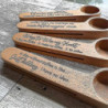 Engraved Coffee Scoop, Unique Bag Clip For Lovers, Funny Wooden And Clip, Measuring