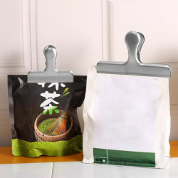 Stainless Steel Photo File Clamp Compact Size Anti-deformed Unfinished Snacks Sealing Bag Clip Kitchen Tool Stainless Steel Photo File Clamp Compact Size Anti-deformed Unfinished Snacks Sealing Bag Clip Kitchen Tool