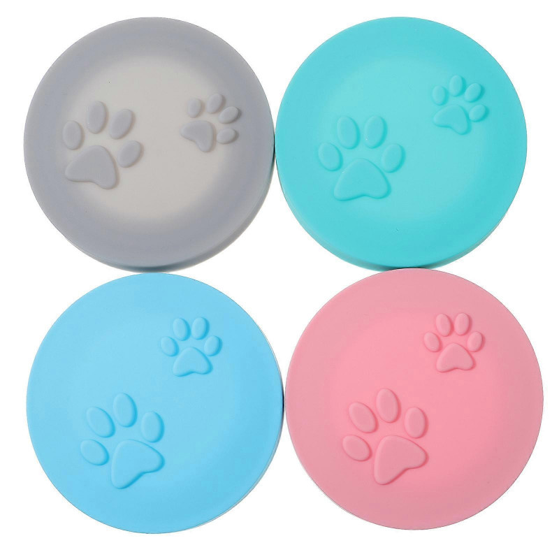 4 Pcs Pet Food Can Lid Food Can Lid Covers Pet Food Can Cover Silicone Universal Dog Can Cover