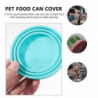 4 Pcs Pet Food Can Lid Food Can Lid Covers Pet Food Can Cover Silicone Universal Dog Can Cover