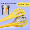 Hamster Clip Large Space Convenient Anti-bite Small Animal Cage Cleaning Long Handle Clip Pet