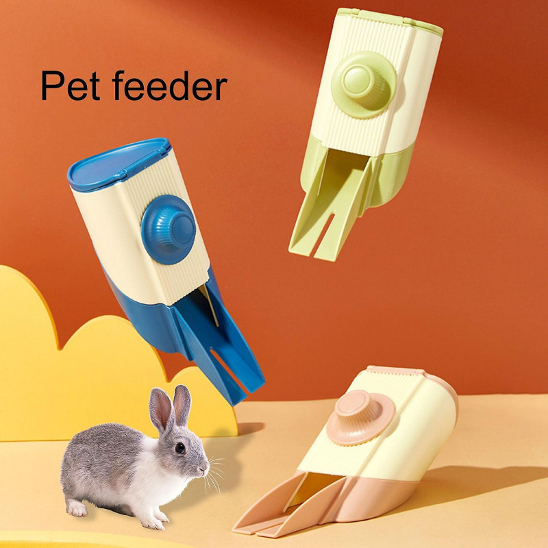 1 Set Rabbit Food Feeder Convenient Large Capacity Small Pet Food Feeding Dispenser Small Animals