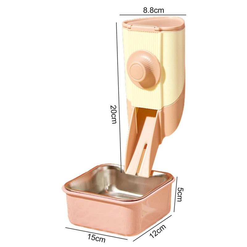 1 Set Rabbit Food Feeder Convenient Large Capacity Small Pet Food Feeding Dispenser Small Animals