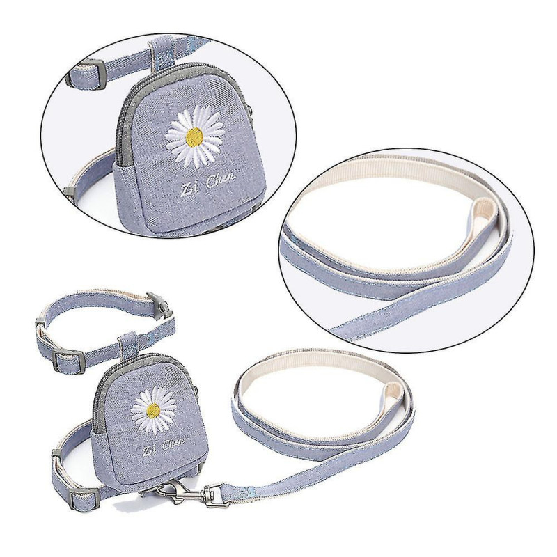 Pet Cat Supplies-petits Chats Et Chiens Traction Corde Poitrine Strap Pet Bac