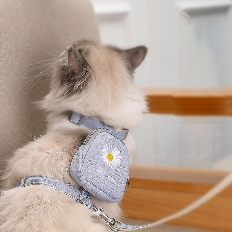 Pet Cat Supplies-petits Chats Et Chiens Traction Corde Poitrine Strap Pet Bac