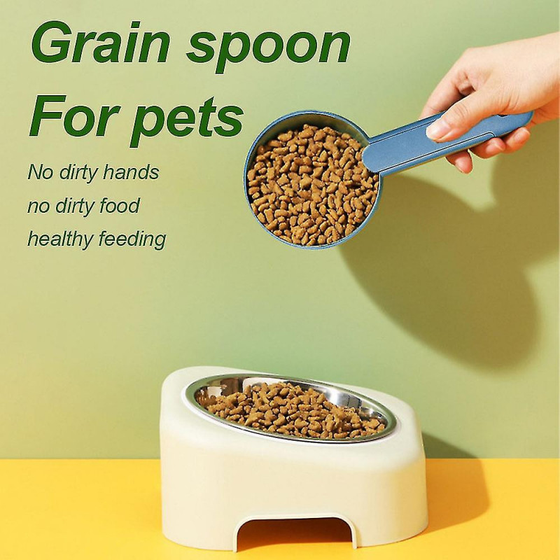 Pet Food Scoop, Cat Food Measuring Cups, Long Handle Scoop For Dog, Ca