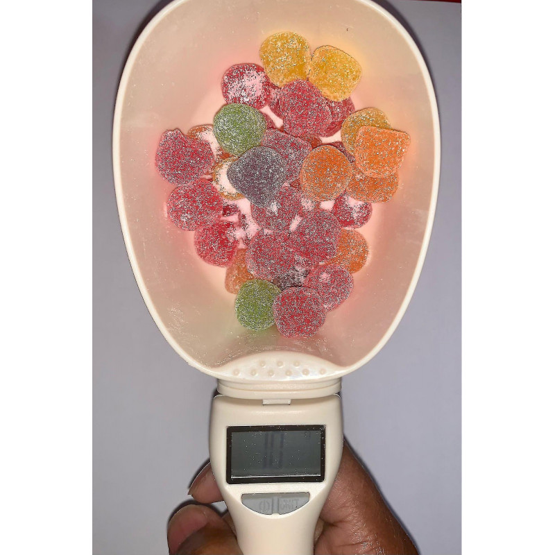 Pet Food Cup For Dog Cat Feeding Bowl Kitchen Scale Spoon Measuring Scoop Portable With Led Display