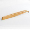 4 Pcs 16.5cm Bamboo Tweezers Pet Insects Gardening Bent Feeding Tool