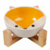 1 Ensemble De Cartoon Kitten Bowl Multi-fonction Feeding Bowl Household Pet Bowl Pet Accessoire